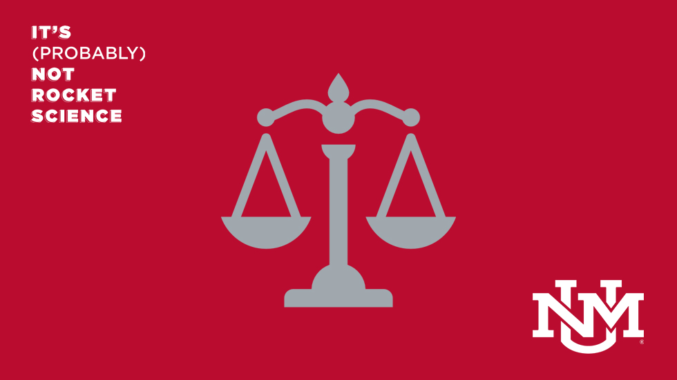 episode thumbnail featuring the scales of justice